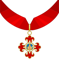 Insignia of the Commander Grades of the Civil Order of Alfonso X, the Wise.svg