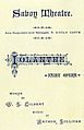 Iolanthe Programme