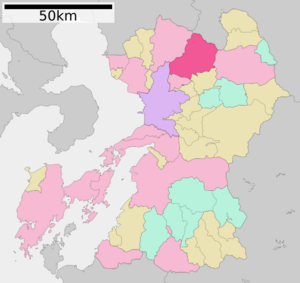 Location of Kikuchi