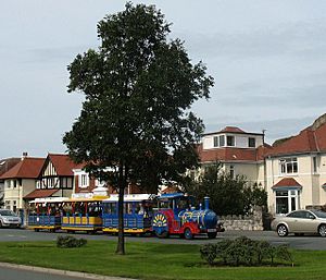 Land Train in Gloddaeth Avenue - geograph.org.uk - 1421594