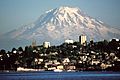 Mount Rainier over Tacoma