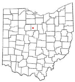 Location of Bucyrus, Ohio