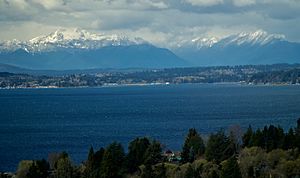 Olympic Mountains from Gatewood