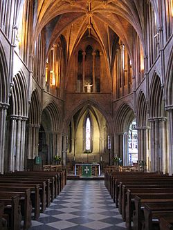 Pershore Abbey Nave