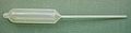 Plastic Pasteur pipette