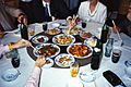 Restaurant serving turntable restaurant in China, 1987