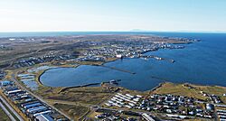 Aerial view of Reykjanesbær