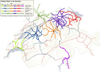 S-Bahn-Netze Schweiz