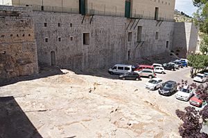 Saguntum rear wall of theatre