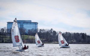 Sailboats on Lake Crabtree