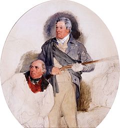 The 4th Duke of Atholl and his game keeper John Crerar