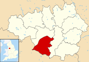 Trafford shown within Greater Manchester