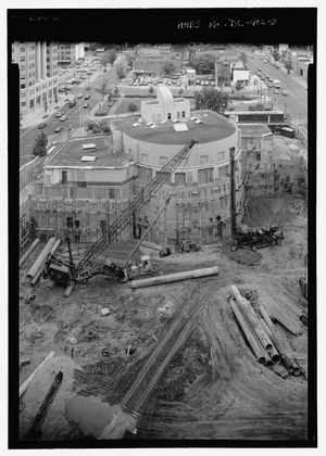 View of Exterior Rear of Building - Greyhound Bus Terminal, New York Avenue and Eleventh Street Northwest, Washington, District of Columbia, DC HABS DC,WASH,431-3