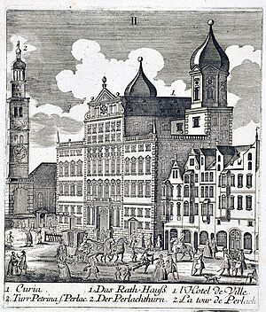 Augsburg Rathaus c1818