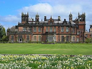 Capesthorne Hall, Garden front