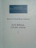 De Saint-Denys Garneau, Journal 1929–1939