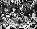 Female Dachau Waving