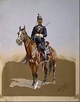 Frederic Remington - The Gendarme - Google Art Project