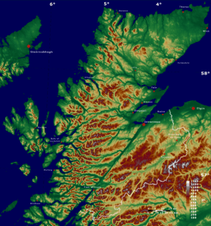 Highland topo SRTM