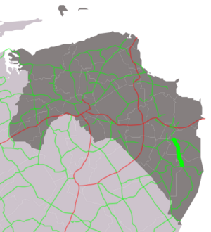 Kaart Provinciale weg 368