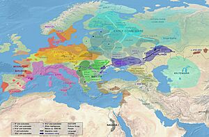 Map of Early Neolithic migrations