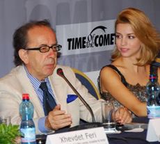 Masiela Lusha and Ismail Kadare