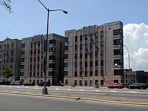 The Grand Concourse runs through the neighborhood.