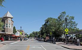 Mainstreet in downtown Parker