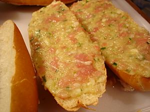 Roti John - preparation