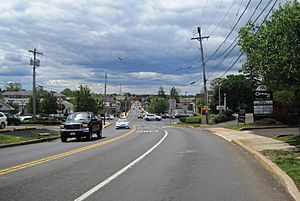 Approaching PA 132 from PA 232 southbound