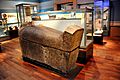 The sarcophagus of the great Steward Pa-ba-sa at the Kelvingrove Art Gallery and Museum, Glasgow.