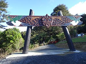 Tomokanga at Ngāruawāhia