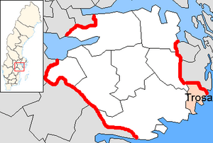 Trosa Municipality in Södermanland County.png