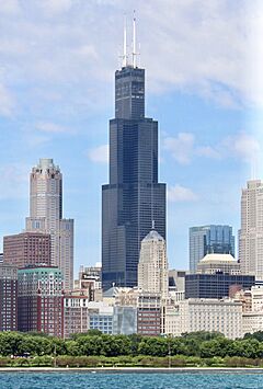 Willis Tower From Lake