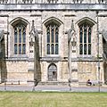 Winchester Cathedral -exterior wall-21July2008