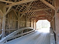 Brownsville VT Bowers Bridge Detail