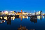 Cardiff Bay at night