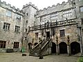 Chillingham Castle courtyard