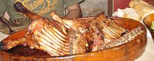 Cordero asado