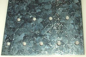 Galvanized surface