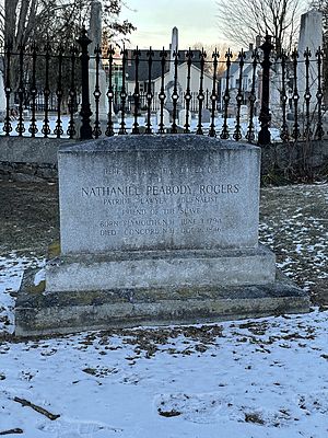 Grave of Nathaniel Peabody Rogers