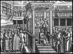 Hugh Latimer Preaching to Edward VI