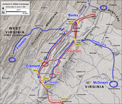 Jackson's Valley Campaign May 21 - June 9, 1862