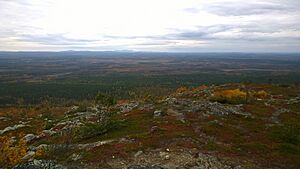 View from the top of Kätkätunturi