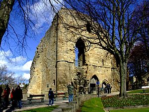 Knaresborough Castle ruins