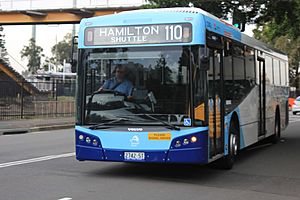 Newcastle State Transit Bustech Volvo B7RLE bus