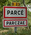 Parcé - panneau D23