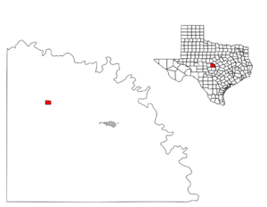 Location of Richland Springs, Texas