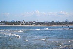 Seashore off Caloundra