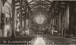 Vaughan postcard procathedral interior